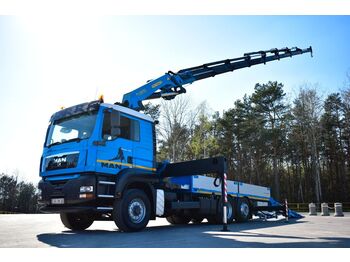 Камион со кран, Камион со платформа MAN TGA 26.430 6x4H PALFINGER PK 36002G CRANE WINCH: слика 1