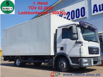 Камион сандучар MAN TGL 9.180 Alukoffer + LBW 1.5t. TÜV 2022 1.Hand: слика 1