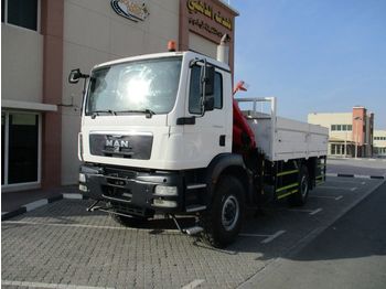 Камион со платформа, Камион со кран MAN TGM 18.240 4×4 FASSI 110 Truck Crane 2011: слика 1