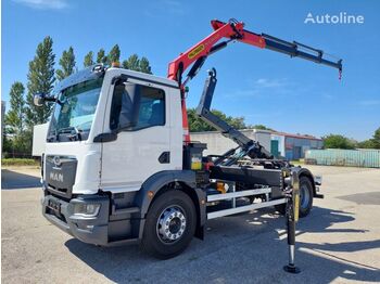 Нов Транспортер на контејнер/ Камион со променливо тело, Камион со кран MAN TGM 18.290 4x2 BL: слика 1