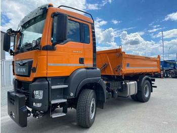 Нов Кипер, Камион со кран MAN TGS 18.430 BL Kipper/Kran/4x4 Winterdienst / Neu: слика 1