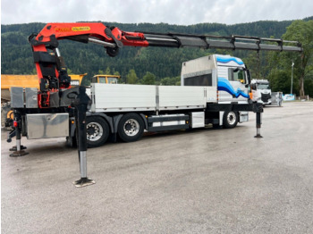 Камион со платформа, Камион со кран MAN TGX 33.540 6x4 Flatbed + crane Palfinger PK 72002 6x4: слика 5