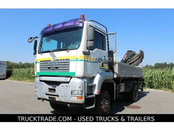 Камион со платформа MAN TG-A 18.483 FAK 4x4: слика 1