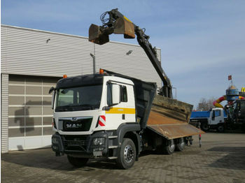 Кипер, Камион со кран MAN TG-S 26.420 6x4 3-Achs Kipper Heckkran Kesla 201: слика 1