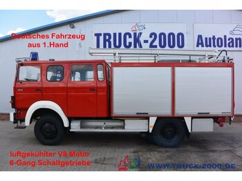 Камион сандучар Magirus Deutz 120 - 23 AW LF16 4x4 V8 nur 10.298 km -Feuerwehr: слика 1