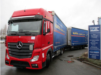 Камион со церада Mercedes-Benz 2545 Actros EURO 6 6x2 + Schmitz: слика 1