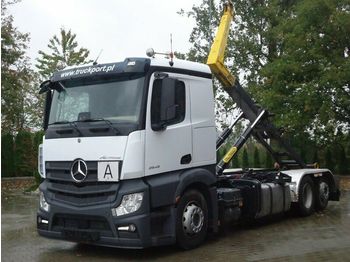 Камион со кука за подигање Mercedes-Benz ACTROS 2545 6x2 EURO6 Abrollkipper Palfinger 22T: слика 1