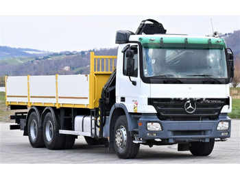 Камион со платформа, Камион со кран Mercedes-Benz ACTROS 2632: слика 3
