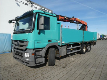Mercedes-Benz Actros 2641 L 6x2 Pritsche Heckkran PK 18.001-L  - Камион со платформа, Камион со кран: слика 5