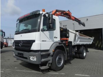 Кипер Mercedes-Benz Axor 1833 K  2-Achs Kipper Kran Greiferst.: слика 1