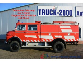 Камион сандучар Mercedes-Benz LAF 1113 Feuerwehr TLF16 Expeditions-Wohnmobil: слика 1