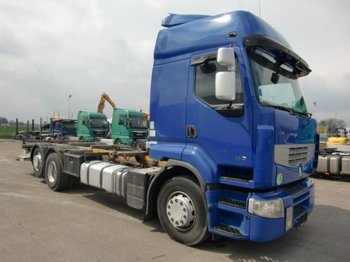 Транспортер на контејнер/ Камион со променливо тело Renault Premium BDF 460.26 DXI, EEV,I-Shift,VEB, 6x2 Hebebühne: слика 1