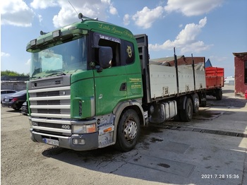 Камион со платформа за транспорт на големиматеријали SCANIA R124: слика 1