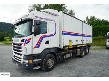 Транспортер на контејнер/ Камион со променливо тело Scania R480: слика 1