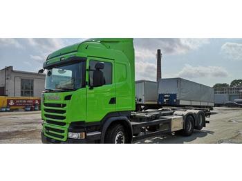Транспортер на контејнер/ Камион со променливо тело Scania R490LB6X2HNB EURO 6+RETARDER: слика 1