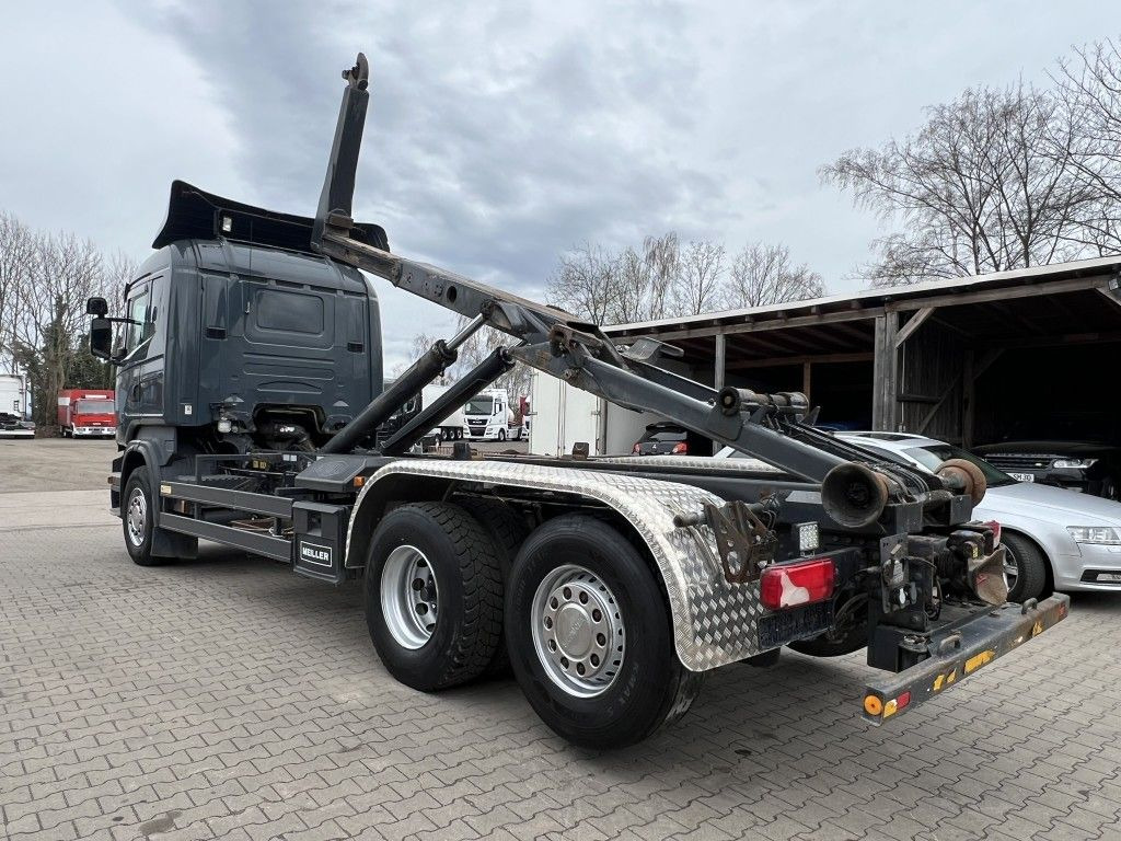 Камион со кука за подигање Scania R520 V8*Retarder*Meiller RK20.70*FUNK*Lift-Lenk*: слика 7