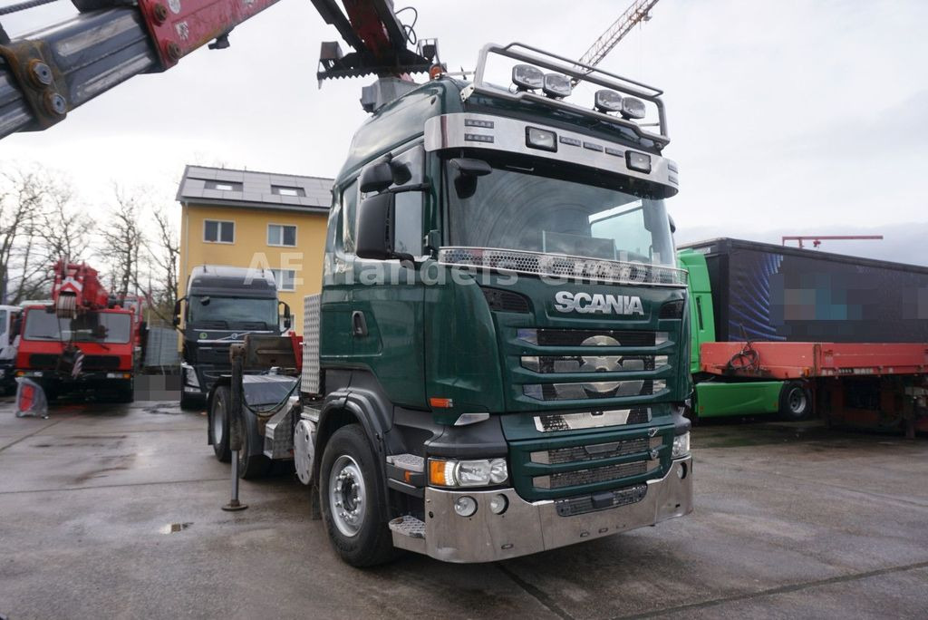Камион за дрва, Камион со кран Scania R560 V8 HighLine BL 6x4 *Retarder/Penz-15Z-9.50: слика 10