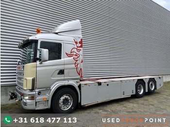 Транспортер на контејнер/ Камион со променливо тело Scania R 144L-460 / 6X2 / Manual / Euro 2 / V8 / Airco / NL-Truck: слика 1