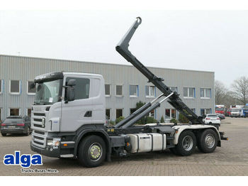 Камион со кука за подигање Scania R 420 LB6x24HNA, Meiller RK20.65, Liftachse: слика 1
