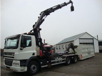Ginaf X3232S 6x4 28 ton kraan - Транспортер на контејнер/ Камион со променливо тело