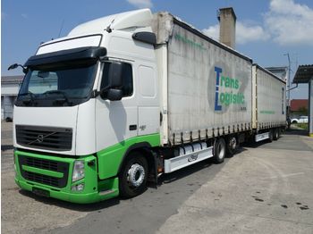 Камион со церада Volvo FH 420 EEV 6x2 + Fliegl Durchfahren: слика 1