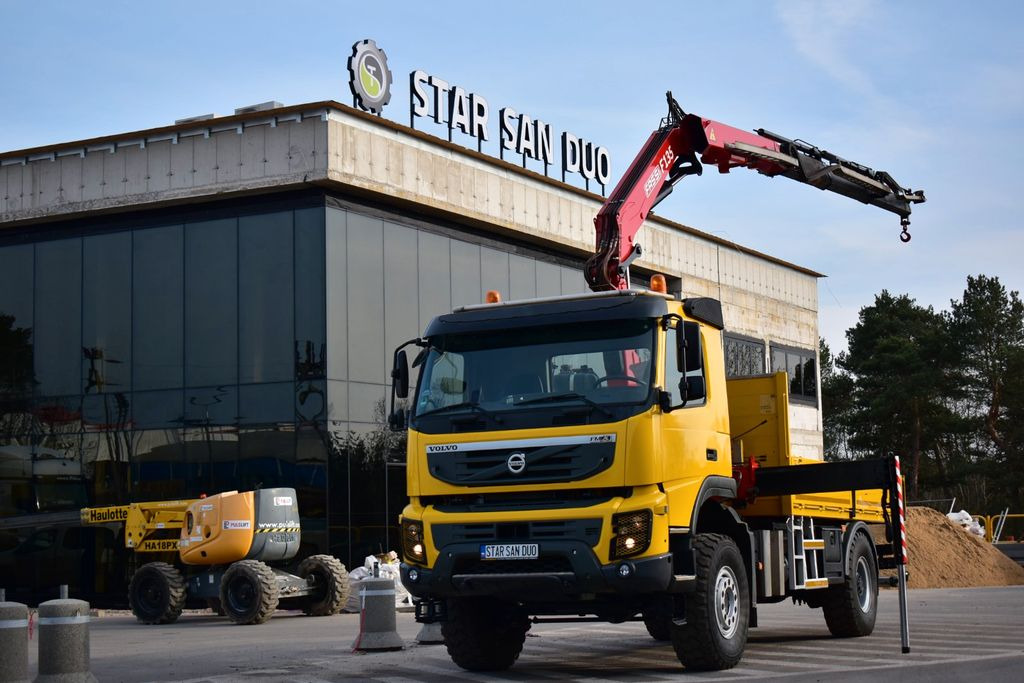 Камион со кран, Камион со платформа Volvo FMX 340 4x4 FASSI F135 Crane Kran Euro 5: слика 7