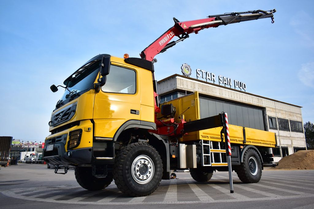 Камион со кран, Камион со платформа Volvo FMX 340 4x4 FASSI F135 Crane Kran Euro 5: слика 9