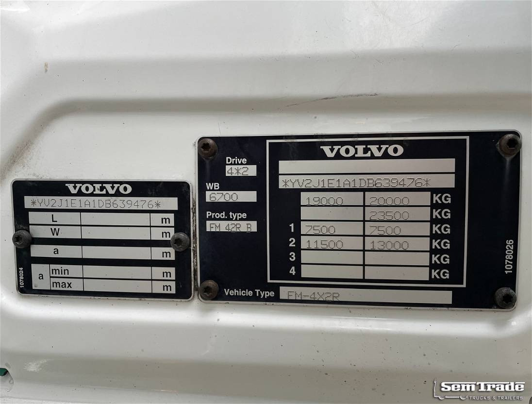 Камион ладилник Volvo FM 370 TRS Cooling Tail Lift 945 x 247 x 275 CM Inside Super Condition NEW: слика 14