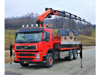 Камион со платформа Volvo FM 480 Pritsche 6,40m + Kran*6x4*: слика 1