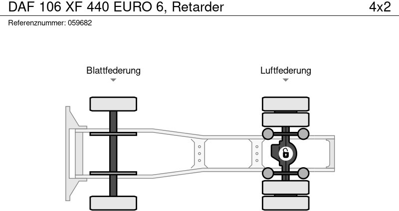 Лизинг на DAF 106 XF 440 EURO 6, Retarder DAF 106 XF 440 EURO 6, Retarder: слика 12