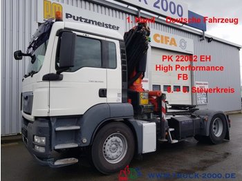 Камион влекач MAN TGS 18.400 Kran Palfinger  PK 22002 Auslage 17m: слика 1