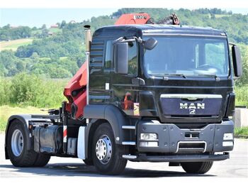 Камион влекач MAN TGS 18.400 Sattelzugmaschine + HMF 1720 K6/FUNK: слика 4