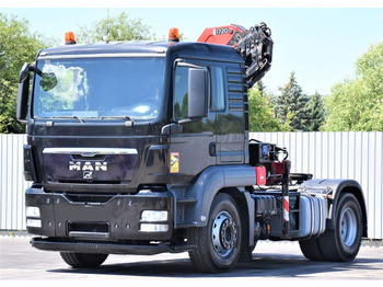Камион влекач MAN TGS 18.400 Sattelzugmaschine + KRAN/FUNK: слика 4