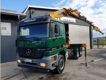 Камион влекач Mercedes Benz Actros 2643 6x4 tractor unit + EFFER crane 24000 N: слика 1