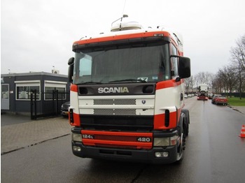 Scania 124 420 (MANUAL GEARBOX) - Камион влекач