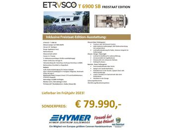 Etrusco T 6900 SB FREISTAAT EDITION*FÜR SOFORT*  - Полуинтегриран кампер