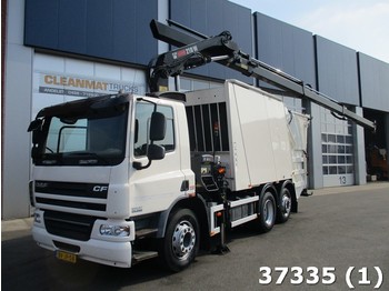 Камион за ѓубре DAF FAN 75 CF 250 Euro 5 Hiab 21 ton/meter laadkraan: слика 1