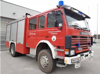 Scania P93 4x4 L250-38Z - Противпожарен камион