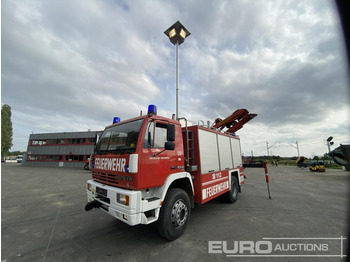  Steyr 4WD Fire Truck, Palfinger PK7000 Crane, Manual Gearbox, Front Winch, Generator, Light Tower (German Reg. Docs. Service History and Manuals Available) - Противпожарен камион