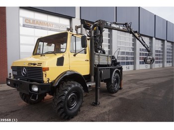 Комунално/ Специјално возило Unimog U 1300 L Loglift 13 ton/meter laadkraan (bouwjaar 1996): слика 1