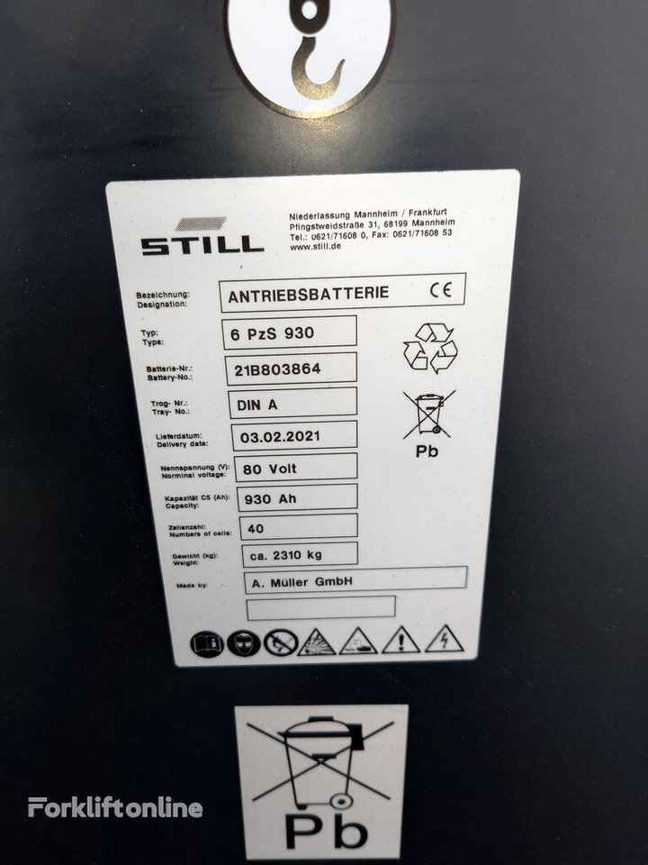 Електричен вилушкар Still RX60-50: слика 6