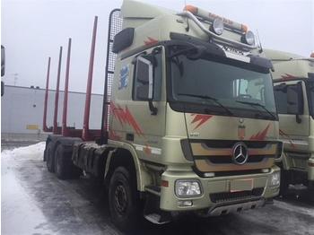 Mercedes-Benz ACTROS 3360 - SOON EXPECTED - 6X4 TIMBER FULL ST  - Шумска приколка