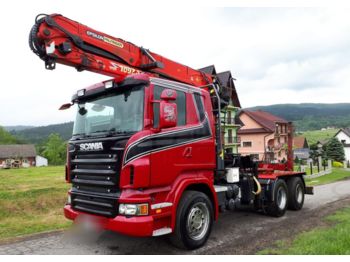 Scania R620 Loglift Do Drewna Dłużycy Lasu Hutttner Doll Euro 4 - Шумска приколка