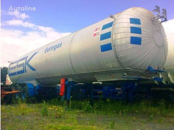 Полуприколка цистерна за транспорт на гас AUREPA LNG, Methane, Gas Tank, 45000 Liter, Natural gas, Air Liquide cr: слика 1