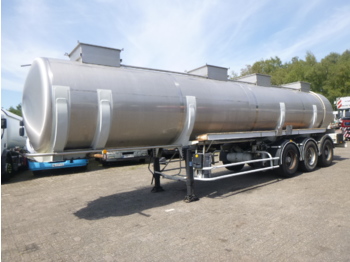 Полуприколка цистерна за транспорт на хемикалии BSLT Chemical tank inox 27.8 m3 / 1 comp: слика 1