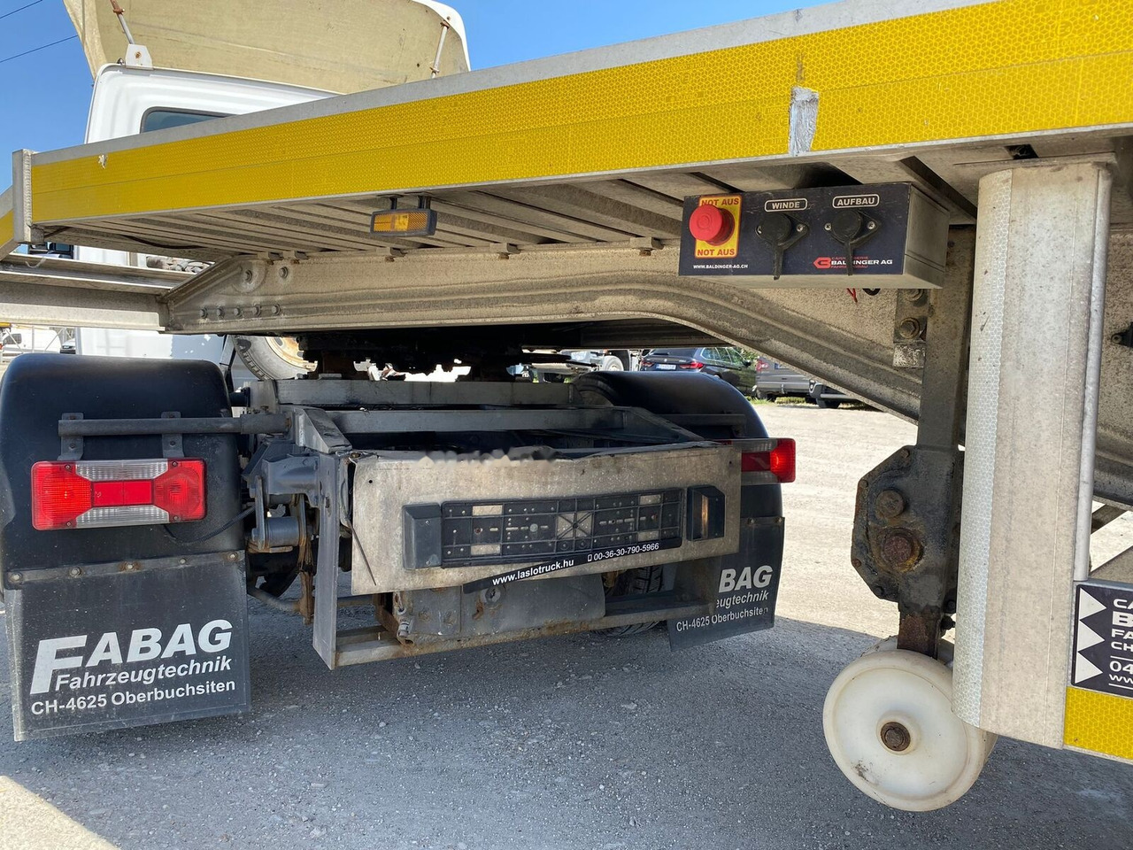 Автотранспортна полуприколка Baldinger - car transport trailer - 10m: слика 15
