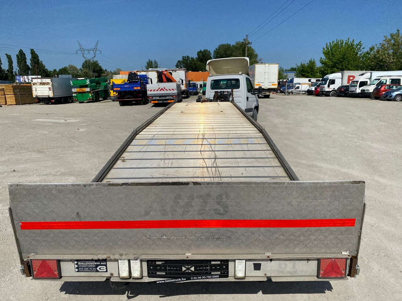 Автотранспортна полуприколка Baldinger - car transport trailer - 10m: слика 3