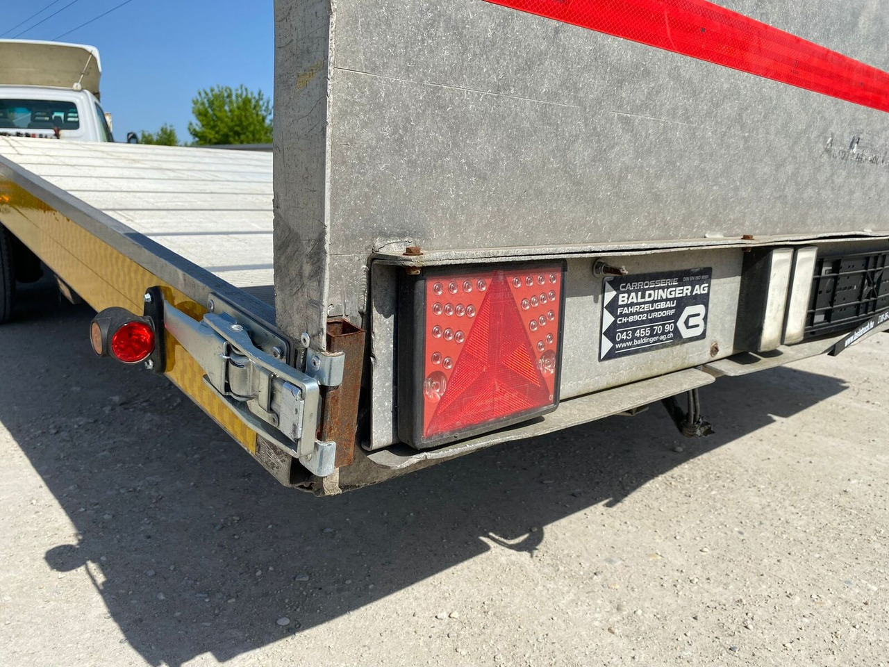 Автотранспортна полуприколка Baldinger - car transport trailer - 10m: слика 9