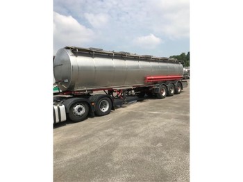 Полуприколка цистерна Burg 3 ASSEN TANK IN ROESTVRIJ STAAL 31000 L - 4 COMPARTIMENTEN dutch papers: слика 1