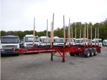 Полуприколка платформа за транспорт на дрва Dennison Log trailer F25SKA: слика 1